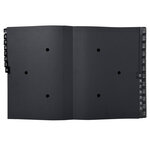 Trieur rigide économique 32 compartiments alphanumériques 24 x 34 Noir x 4 EXACOMPTA
