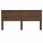 vidaXL Tête de lit Chêne brun 200 cm Bois d'ingénierie