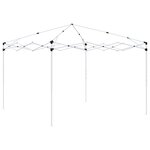 vidaXL Tente de fête pop-up 288 x 288 x 245 cm Taupe Tissu Oxford