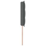 vidaXL Tête de lit avec tête de lit Gris foncé 160 cm Cuir synthétique