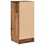 vidaXL Buffet vieux bois 30x30x70 cm bois d'ingénierie