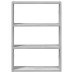 vidaXL Étagère murale sonoma gris 43x9x60 cm bois ingénierie