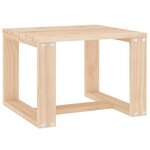 vidaXL Table d'appoint de jardin 40x38x28 5 cm bois massif de pin