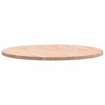 vidaXL Dessus de table Ø80x2 5 cm rond bois massif de hêtre