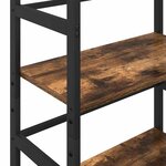 vidaXL Étagère Chêne fumé 60 x 29 5 x 149 cm Bois d'ingénierie