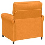 vidaXL Canapé 100  polyester  cadre en métal  MDF  Contreplaqué