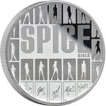 Pièce de monnaie en Argent 10 Pounds g 155.5 (5 oz) Millésime 2026 Legends of Music SPICE GIRLS (PRÉCOMMANDE)