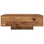 vidaXL Table basse Bois Ancien 85 x 55 x 31 cm Bois d'ingénierie