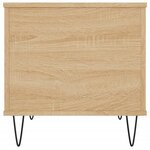 vidaXL Table basse Chêne sonoma 60x44 5x45 cm Bois d'ingénierie