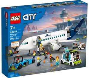 LEGO City - L'Avion de Ligne 60367 avec Minifigurines et Accessoires Réalistes