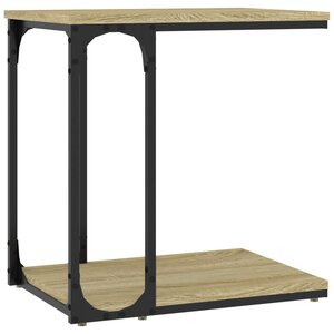 vidaXL Table d'appoint Chêne sonoma 50x35x52 cm Bois d'ingénierie