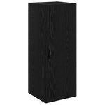 vidaXL Haut Armoire Chêne noir 69 5 x 34 x 180 cm Bois d'ingénierie