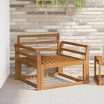 vidaXL Sofa de milieu extérieur Naturel