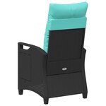 vidaXL Chaise de jardin inclinable 56 x 60 x 112 cm acier