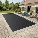 vidaXL Couverture de piscine solaire extra épaisse 732 x 366 cm 400 μm