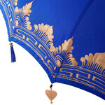 Parasol balinais Bleu 180-190 cm Coton  bois massif
