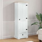 vidaXL Armoires Blanc 55 x 38 x 170 cm Pin massif