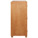 vidaXL Armoire avec stockage avec porte Marron Bois d'ingénierie
