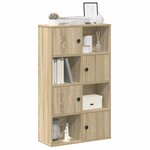 vidaXL Bibliothèque chêne sonoma 60x24x101 5 cm bois d'ingénierie
