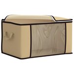 vidaXL Boîte de rangement avec fenêtre latérale transparente 6 Pièces