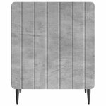vidaXL Cabinet de chevet 2 Pièces Gris béton 43 x 34 5 x 52 cm