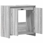 vidaXL Armoire de bain Sonoma gris 60x33x61 cm Bois d'ingénierie