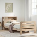 vidaXL Cadre de lit sans matelas 75x190 cm bois de pin massif
