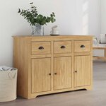 vidaXL Buffet BODO Marron miel 115 5 x 44 x 80 cm Bois d'ingénierie