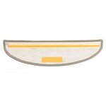 vidaXL Tapis de marches d'escalier 15 Pièces Gris clair 56x17x3 cm