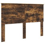 vidaXL Tête de lit Chêne fumé 140 cm Bois d'ingénierie