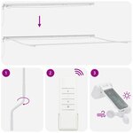 Auvent Rétractable Automatique vidaXL avec LED Rouge 600x350 cm
