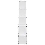 vidaXL Cubes de rangement 15 Pièces Transparent PP
