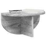 vidaXL Étagère Murale Gris Sonoma 38 x 19 x 19 cm Bois d'ingénierie