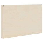 vidaXL Boîte d'Exposition en Bois Marron 80 x 8 5 x 54 cm Contreplaqué