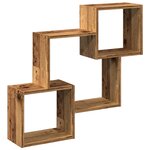 vidaXL Armoire murale 78x18x71 cm vieux bois bois d'ingénierie