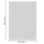 vidaXL Tapis de sol de camping anthracite 3x2 5 m
