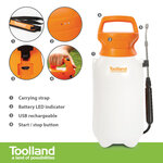 Pulvérisateur à pression Toolland  pulvérisateur à pression 8 L  pulvérisateur à pression rechargeable  buse de pulvérisation réglable et bandoulière  pulvérisateur électrique pour plantes  pavés