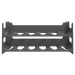 vidaXL Casier à vin pour 12 bouteilles PP empilable