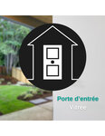 THIRARD - Boitier de verrou APACHE en applique à cylindre pour porte d'entrée  blanc