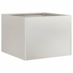 vidaXL Jardinière 40x40x30 cm acier inoxydable