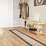 vidaXL Coureur de Tapis MARSA Noir 50 x 250 cm Polyester et PVC