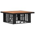 vidaXL Ensemble de salle à manger pour jardin 3 Pièces Noir et gris