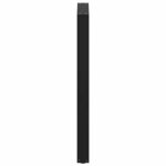 vidaXL Pieds de table de bar en U  2 pièces  noir  60 x (100-101) cm  acier
