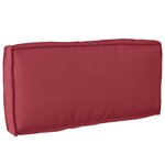vidaXL Set de coussins de palette 2 Pièces Gris Tissu Oxford