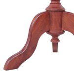 vidaXL Table d'appoint Marron 50 x 50 x 65 cm Bois d'acajou massif