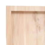 vidaXL Étagère murale 40x60x(2-6) cm bois de chêne massif non traité