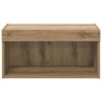 vidaXL Meuble TV Chêne artisanal 60 x 30 x 30 cm Bois d'ingénierie