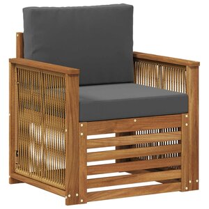 vidaXL Sofa de milieu extérieur Naturel