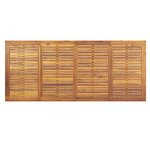 vidaXL Ensemble de salle à manger de jardin 9 pièces en bois solidité d’acacia et métal
