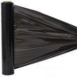 vidaXL Film étirable 6 Pièces noir 20 μm 50 cm x 300 m